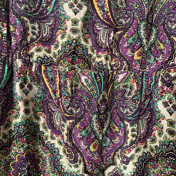 J Crew paisley print silk dress - Picture 2 of 4